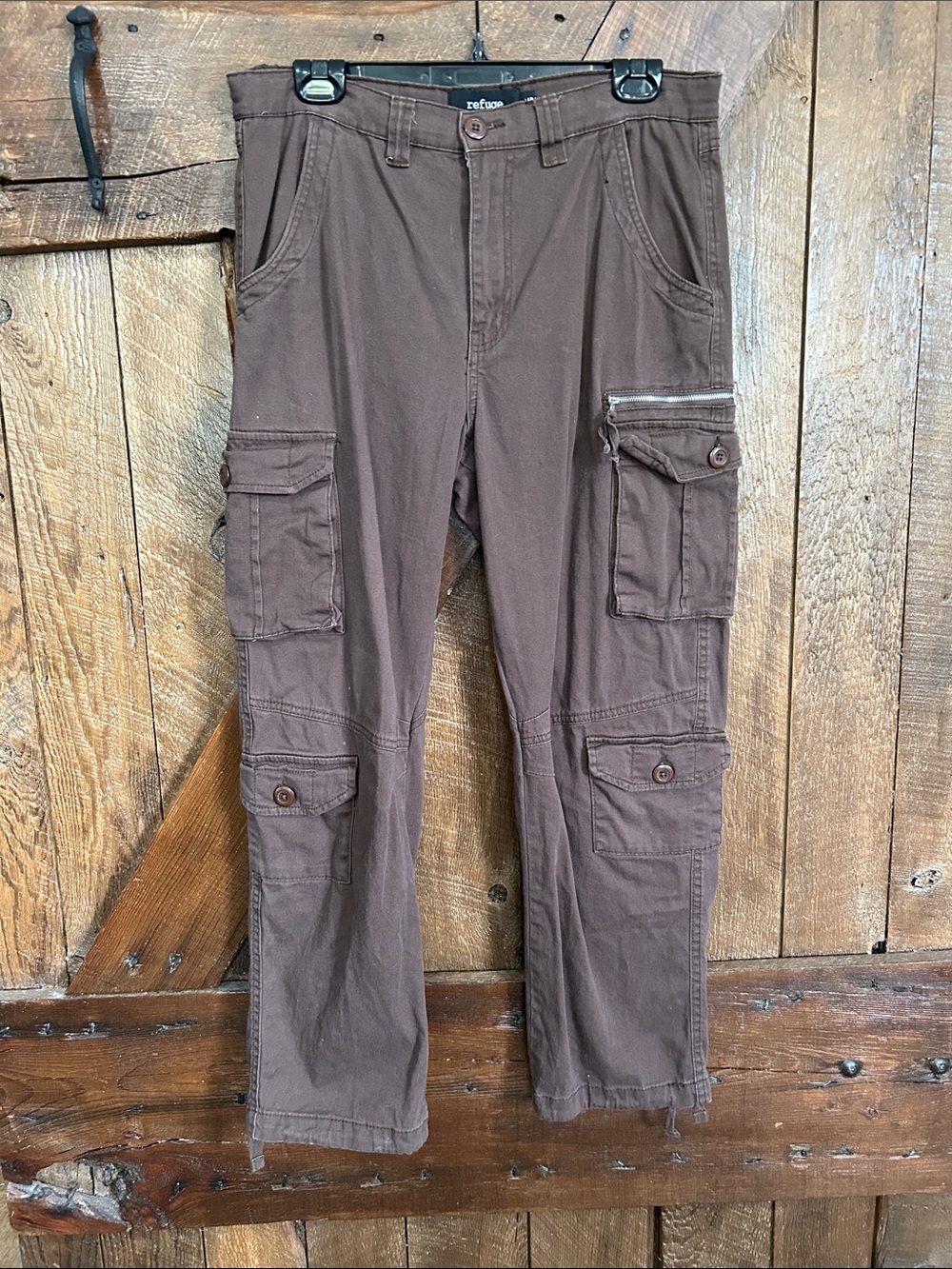 refuge Brown Cargo Utility Pants